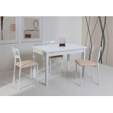 Mesa Linear laminado · Blanco Mate