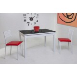 Mesa Eskema cristal · Negro