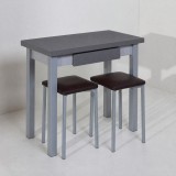 Mesa Linear libro laminado · Antracita
