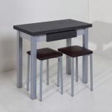 Mesa Linear libro laminado · Azabache