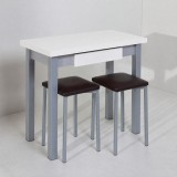 Mesa Linear libro laminado · Blanco Mate