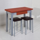 Mesa Linear libro laminado · Cerezo