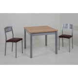 Mesa Cuadrado · Roble