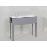 Mesa Práctica cristal · Blanco