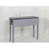 Mesa Práctica cristal · Negro