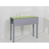 Mesa Práctica cristal · Pistacho