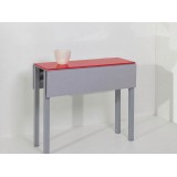 Mesa Práctica cristal · Rojo