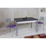 Mesa Linear laminado II · Azabache