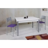 Mesa Linear laminado II · Blanco Mate