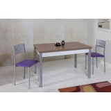 Mesa Linear laminado II · Nogal