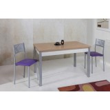 Mesa Linear laminado II · Roble