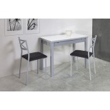 Mesa Reflex cristal · Blanco