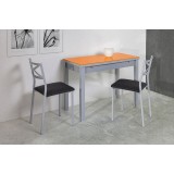 Mesa Reflex cristal · Naranja