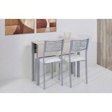 Mesa Práctica laminado · Crema Brillo