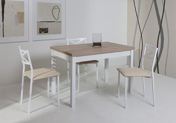 Mesa de cocina extensible Linear